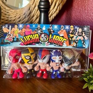 Lucha Libre Action Figure Set - Multicolor
